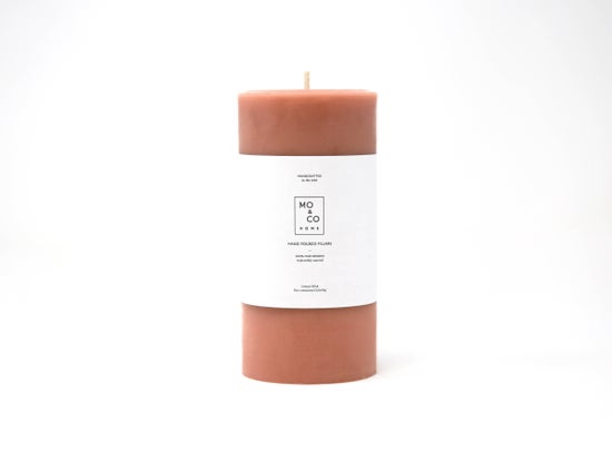 100% Beeswax Pillar Candle | 3 x 6" | Terra Cotta