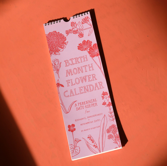 Birth Month Flower Calendar