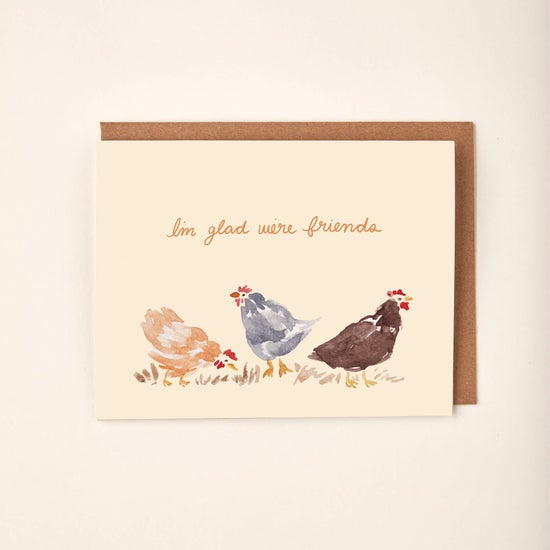 Glad We're Friends | Friendship Card