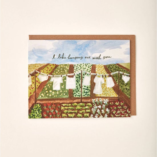 Hanging Out with You | Friendship Card