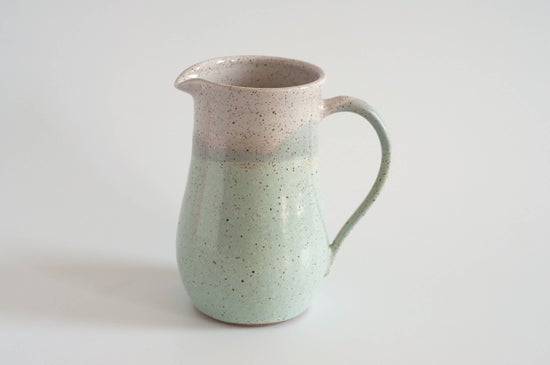 Large Ceramic Pitcher | Light Blue