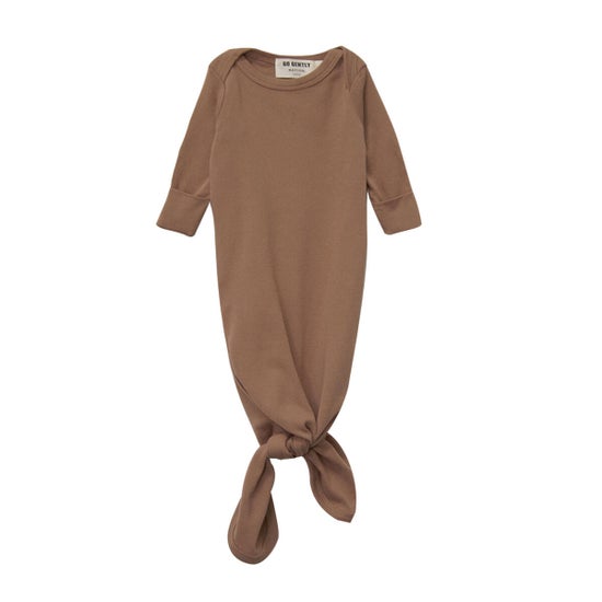 Newborn Gown | Pecan