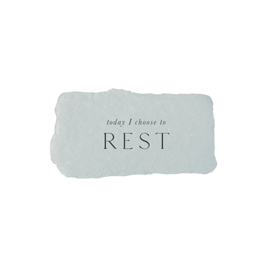 Today I Choose Rest | Intention Card