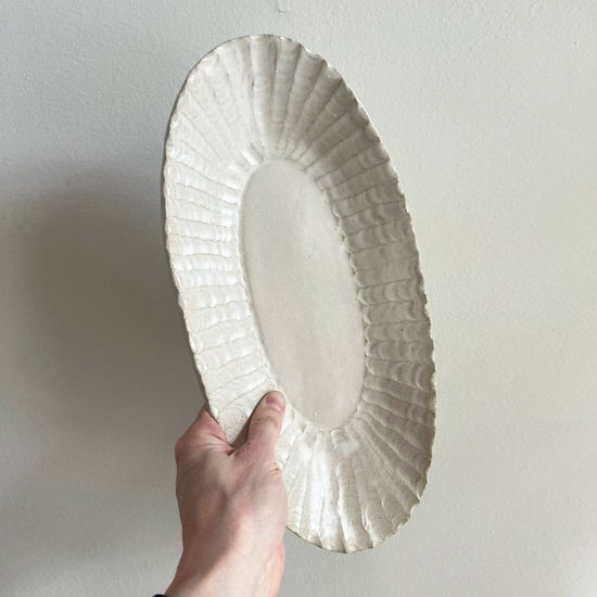 Ribbed Edge Platter | Oval