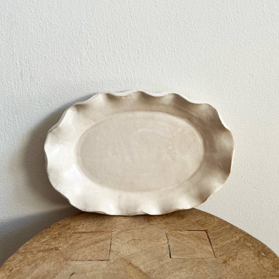 Ruffle Edge Serving Platter