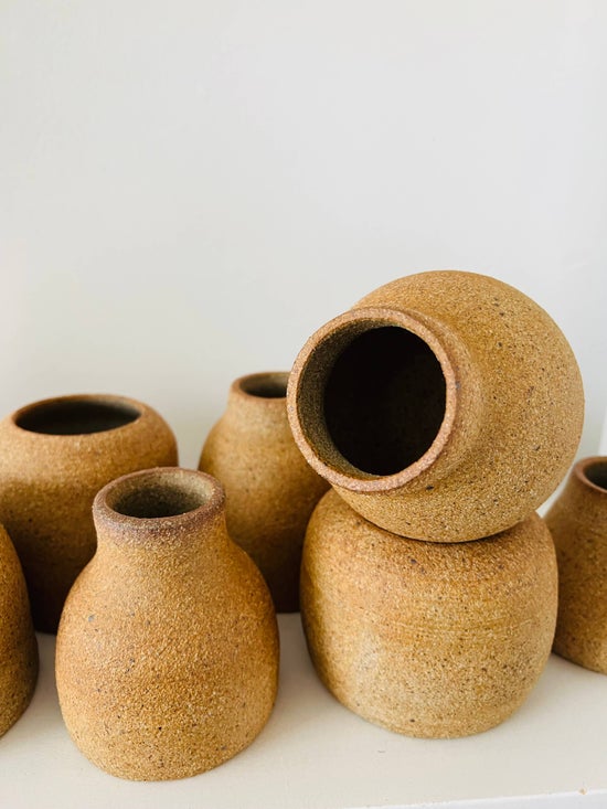 Small Stoneware Bud Vase
