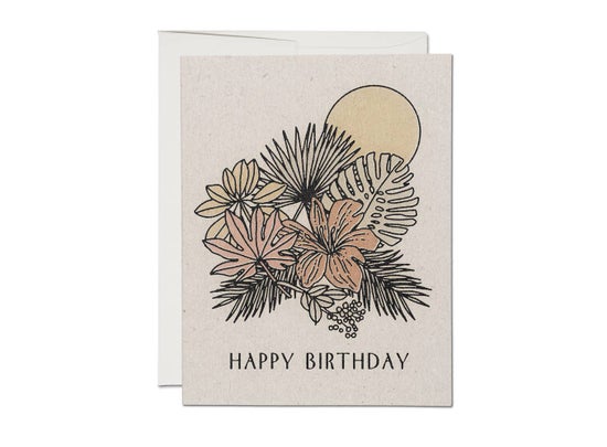 Tropical Happy Birthday | Birthday Card
