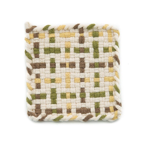 Woven Mat | Summer Collection | Leaf & Daffodil