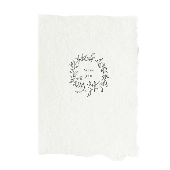 Wreath | Thank You Card