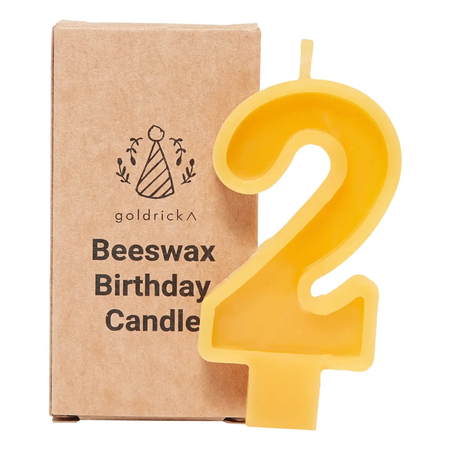 Beeswax Number Candle | 2
