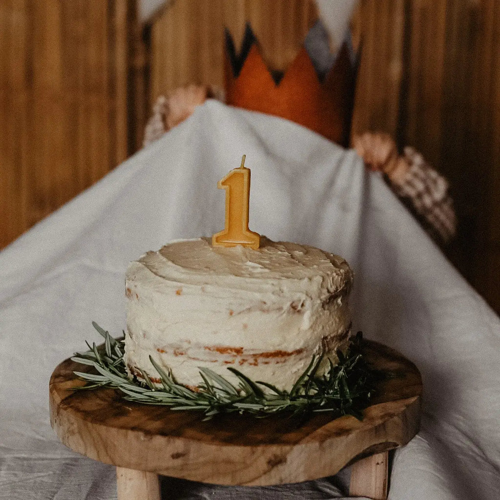 Beeswax Number Candle | 1