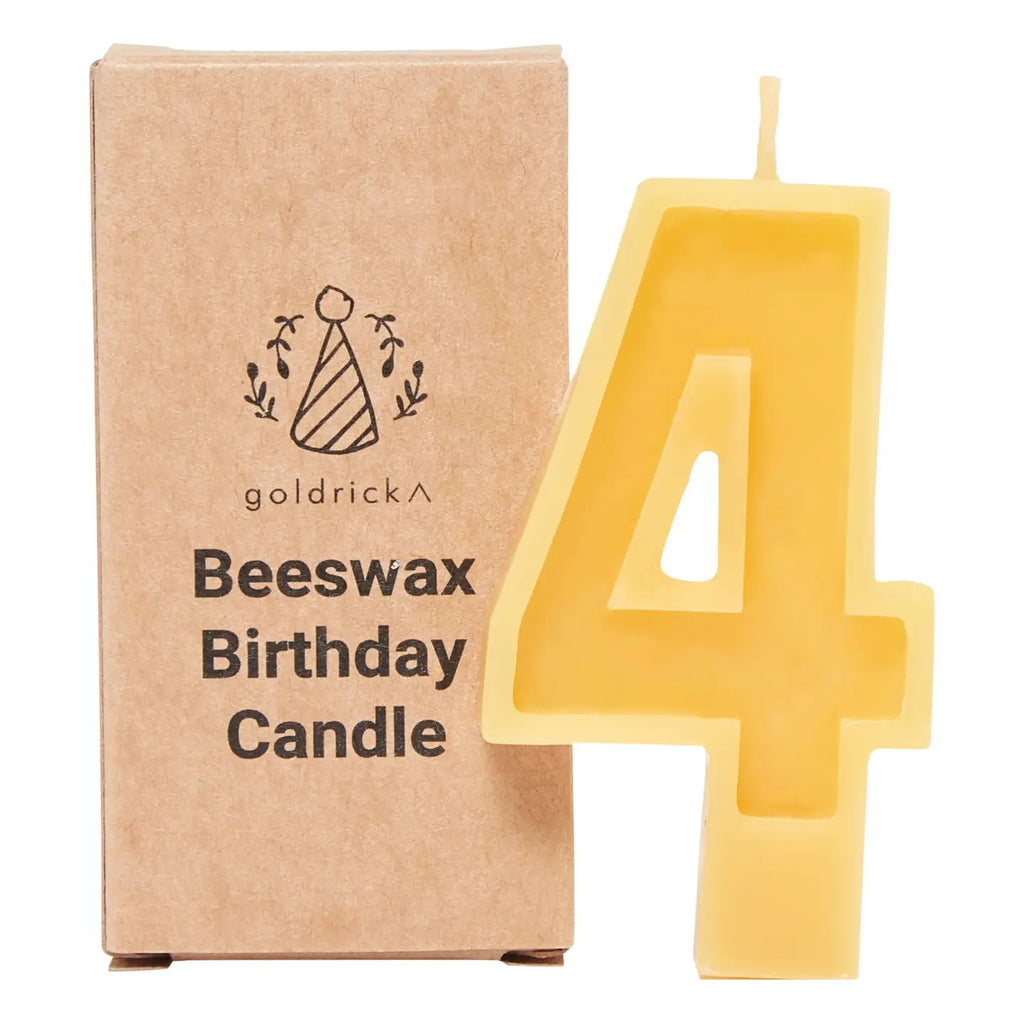 Beeswax Number Candle | 4