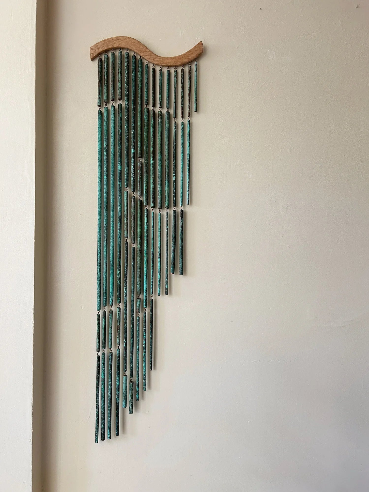 Wooden Verdigris Sculpture No. 6