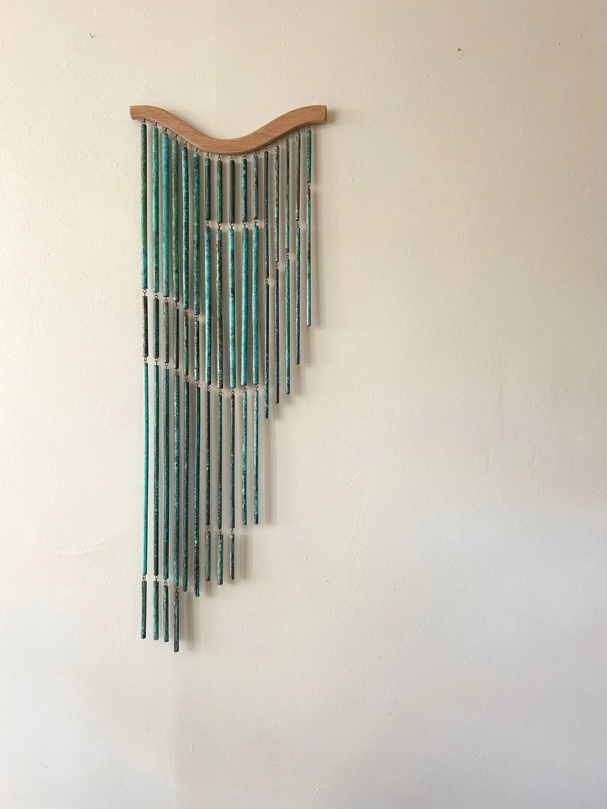 Wooden Verdigris Sculpture