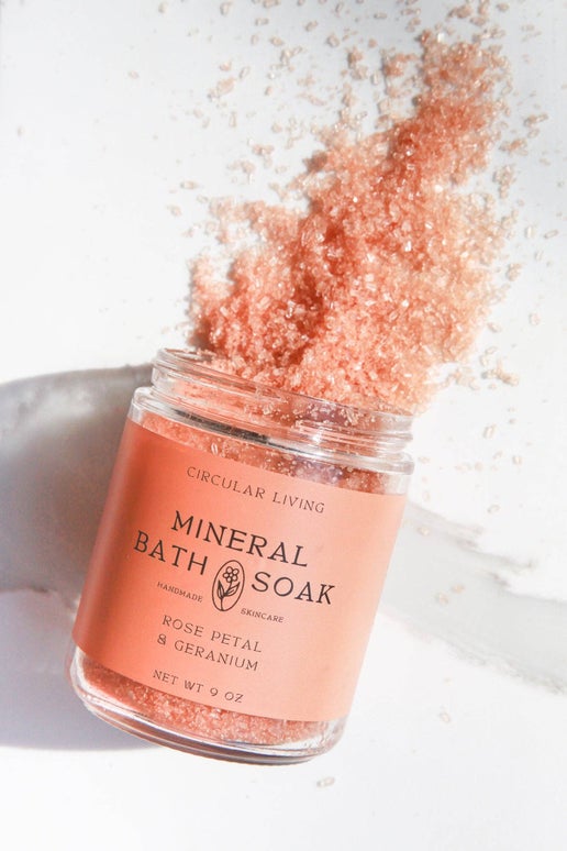 Mineral Bath Soak | Rose Petal & Geranium