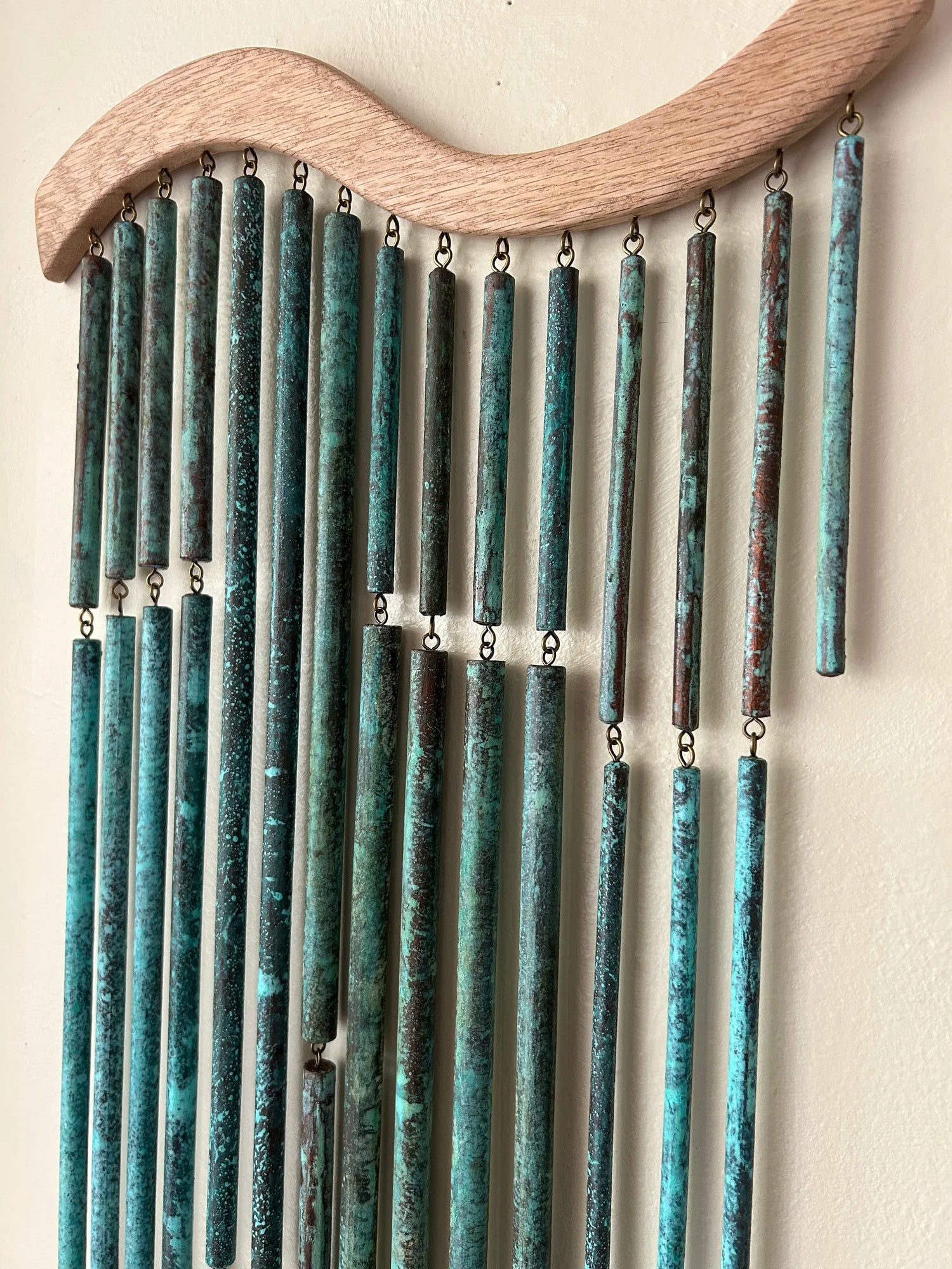 Wooden Verdigris Sculpture No. 6