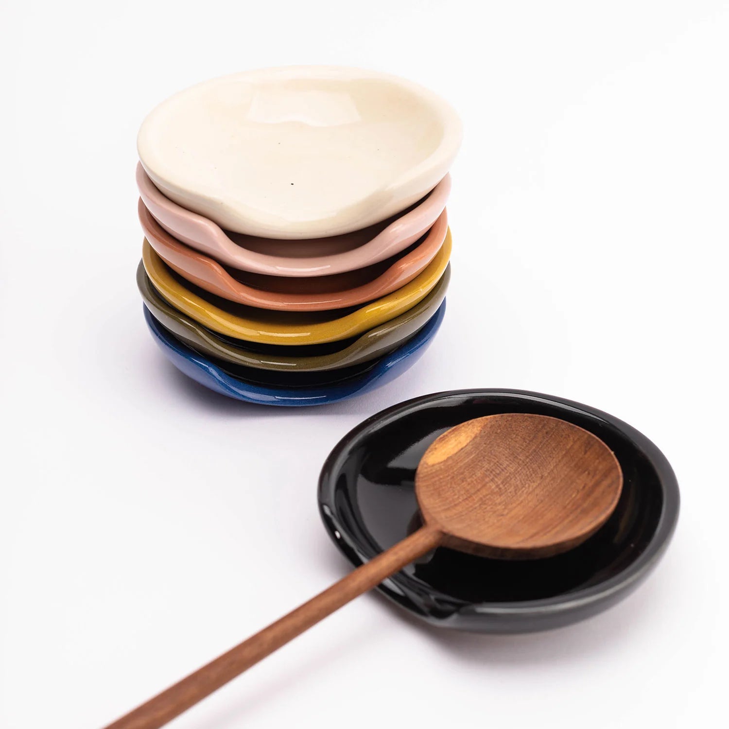 Ceramic Spoon Rest | Colbalt