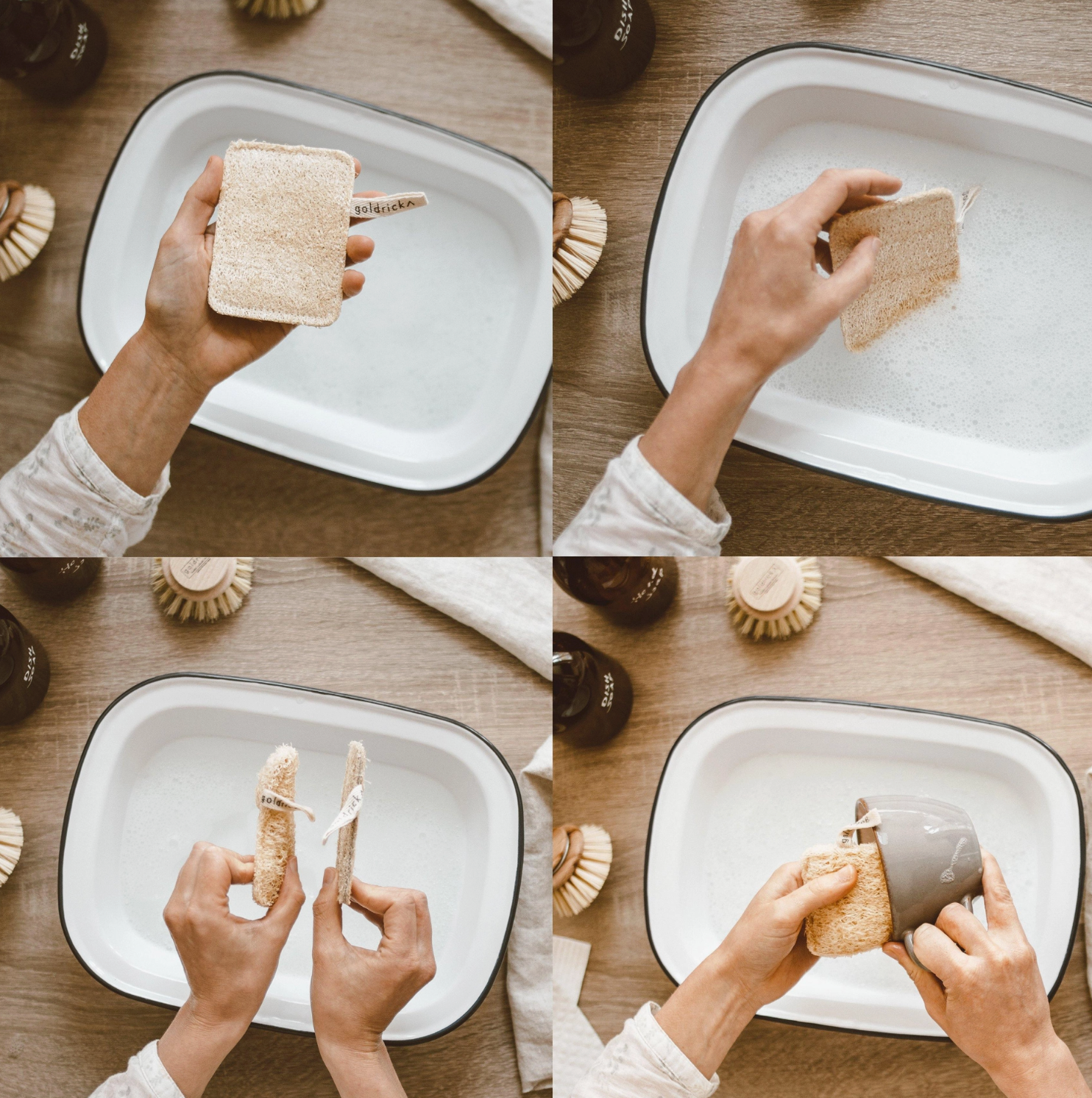 Loofah Dishwashing Sponge
