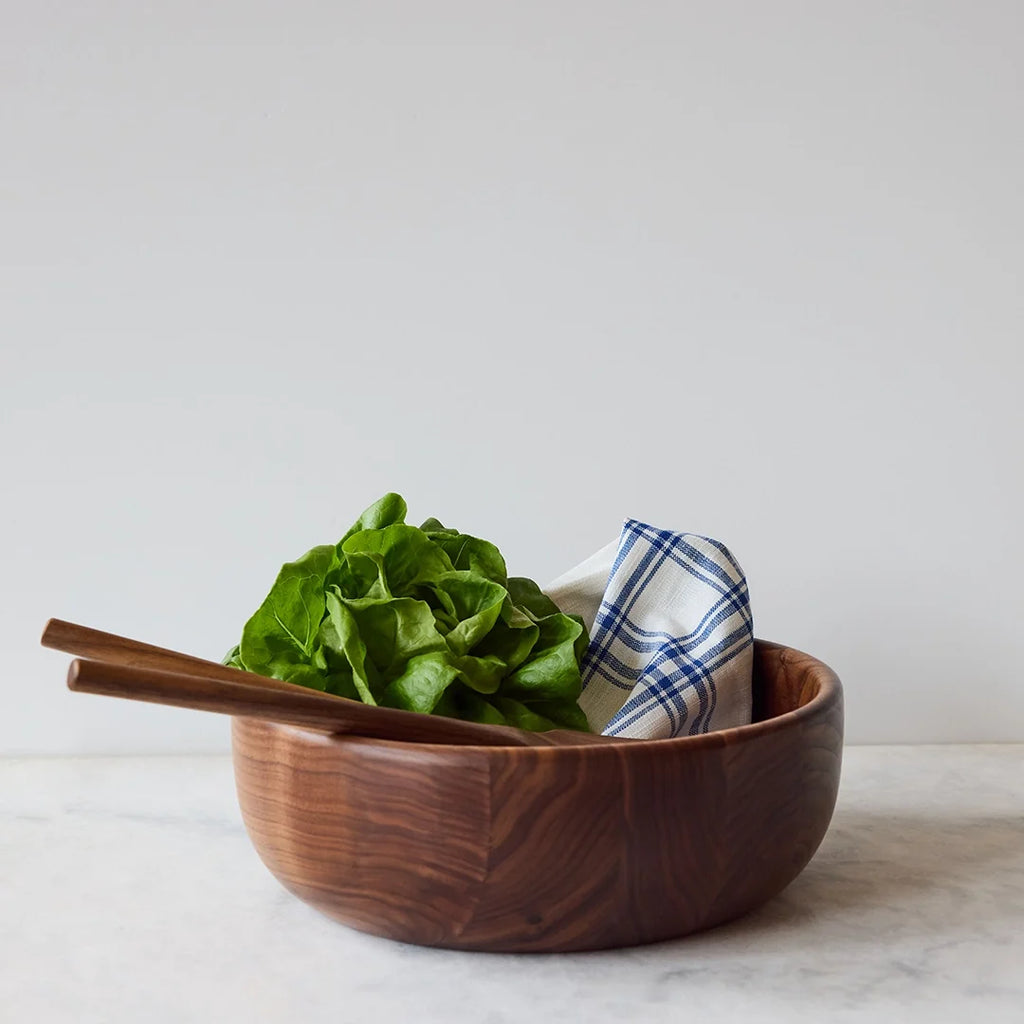 Walnut XL Salad Bowl