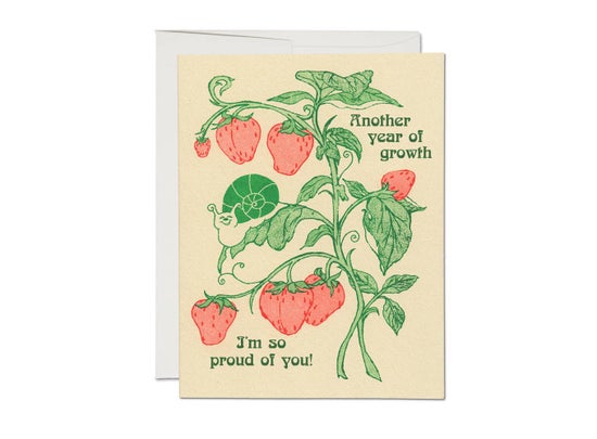 Another Year of Growth | Birthday Card