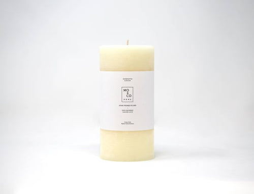 100% Beeswax Pillar Candle | 3 x 6" | Natural White