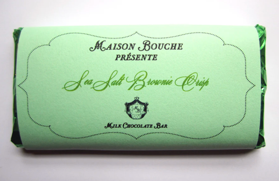 Sea Salt Brownie Crisp Dark Chocolate Bar