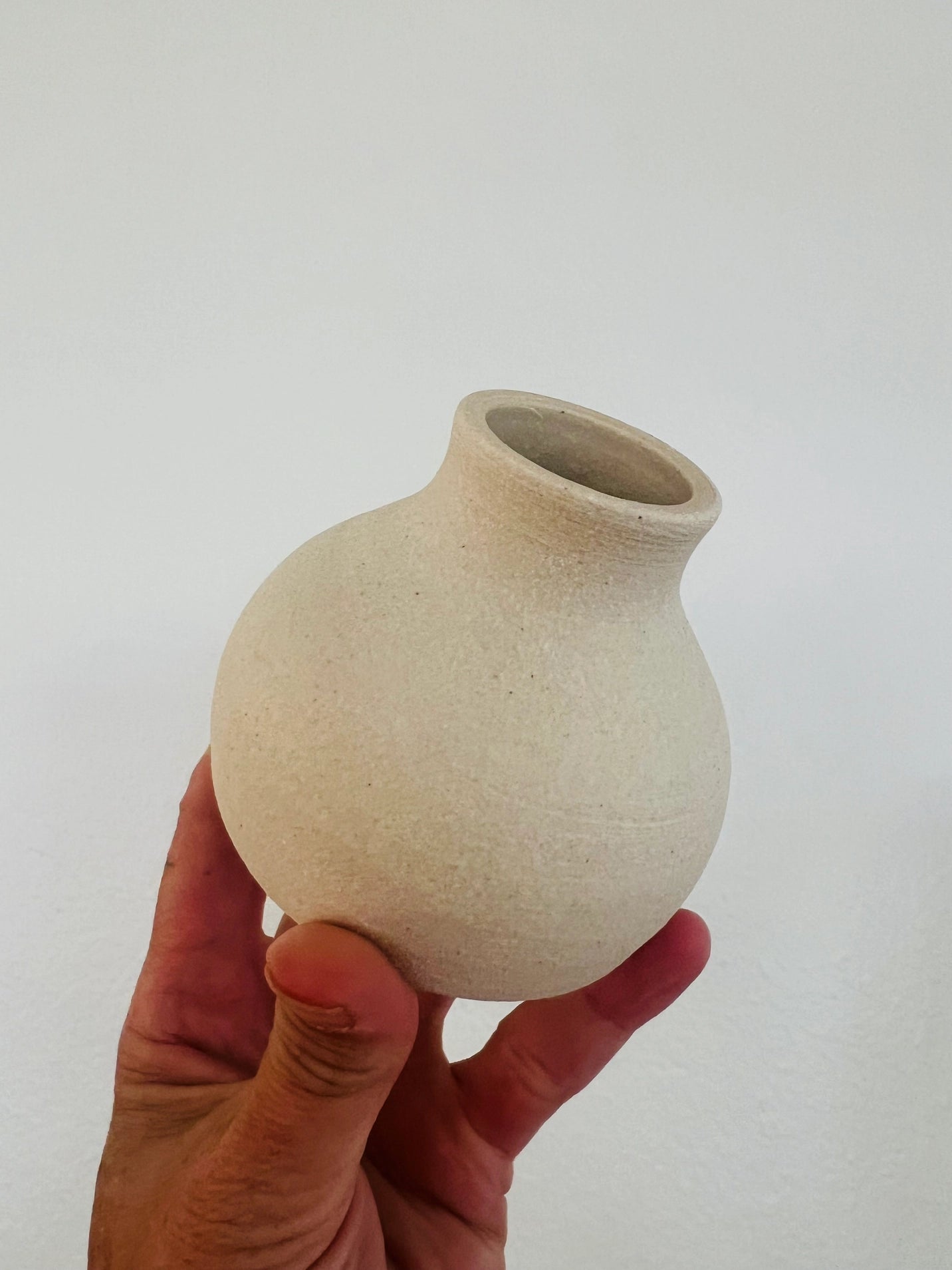 Stoneware Bud Vase | Cream