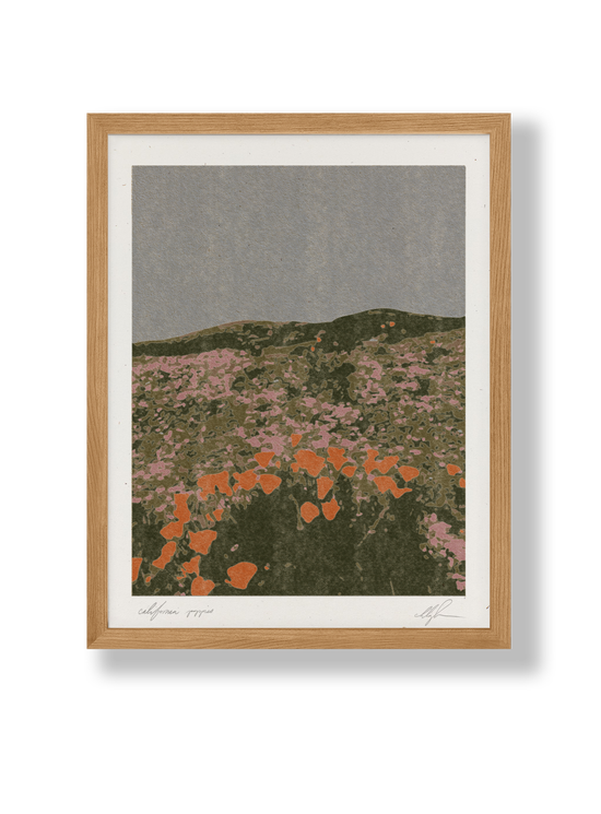 California Poppies Print | 11" x 14"