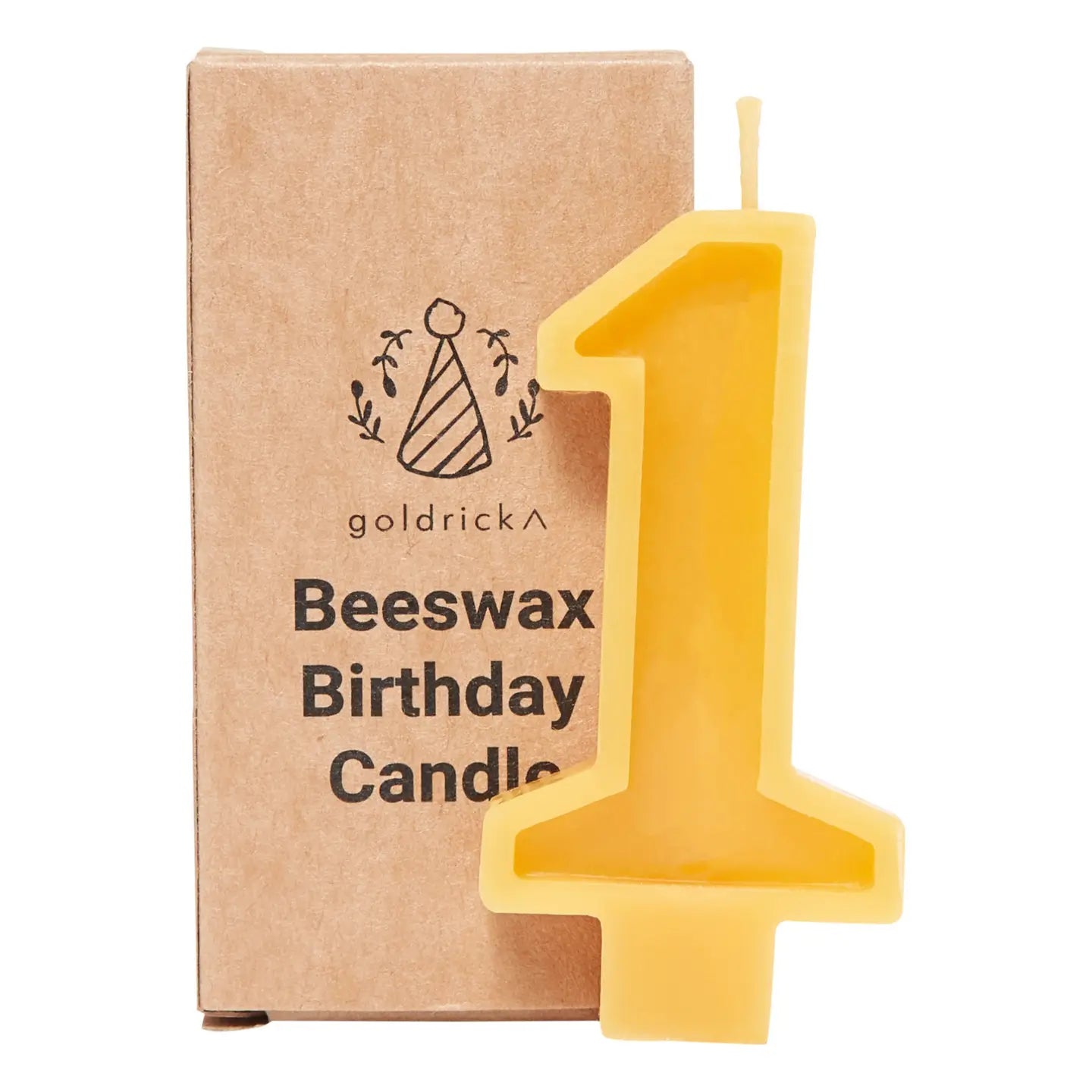 Beeswax Number Candle | 1