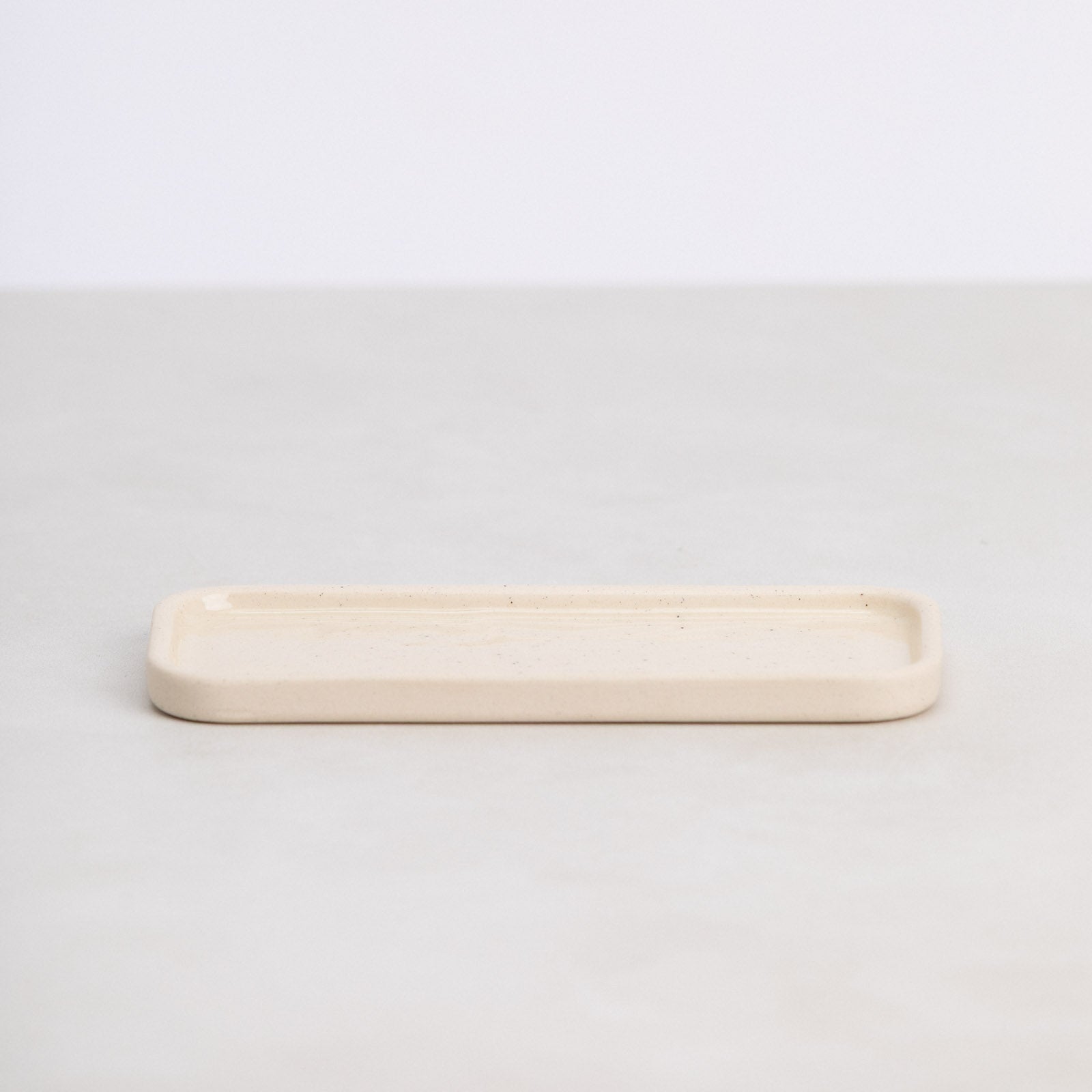 Small Ceramic Tray in Natural