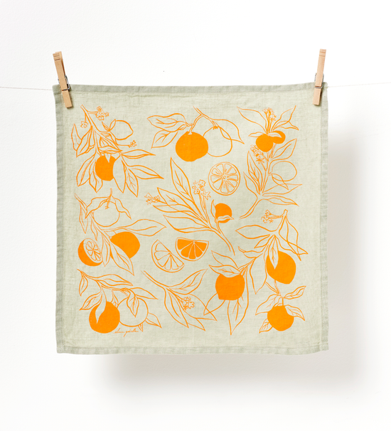 Clementine Linen Napkins | Set of 2