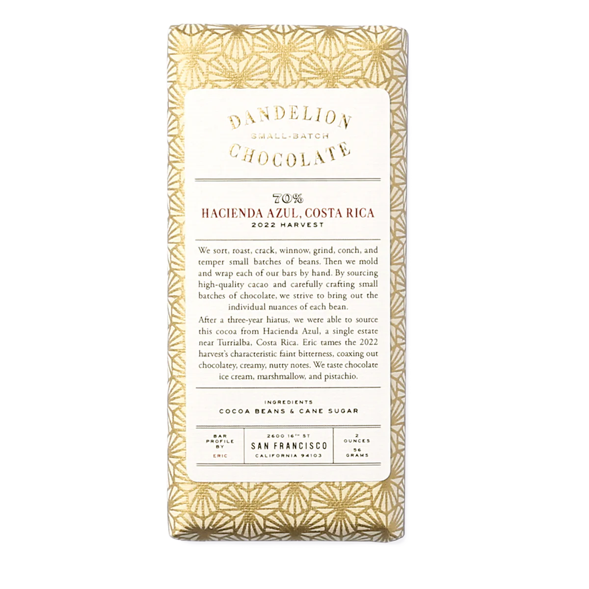 Dandelion Chocolate | Hacienda Azul, Costa Rica