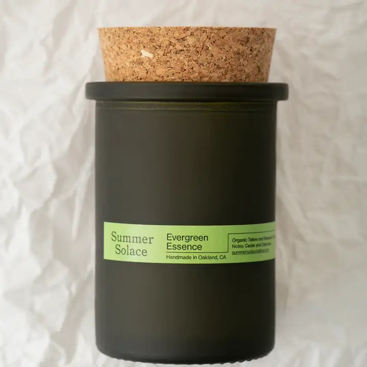 Evergreen Essence | Regenerative Tallow Candle | 6 oz
