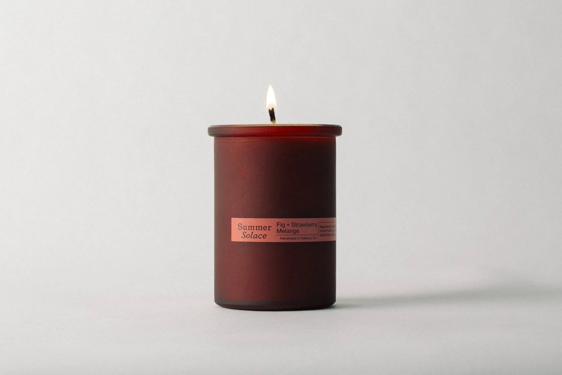 Fig + Strawberry Melange | Regenerative Tallow Candle | 6 oz