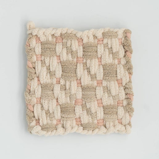 Woven Mat | OOAK Collection | Hand-Dyed Neutrals