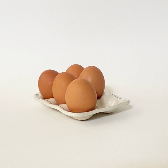 Handmade Ceramic Egg Tray