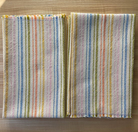 Handwoven Towel | Spring Stripes