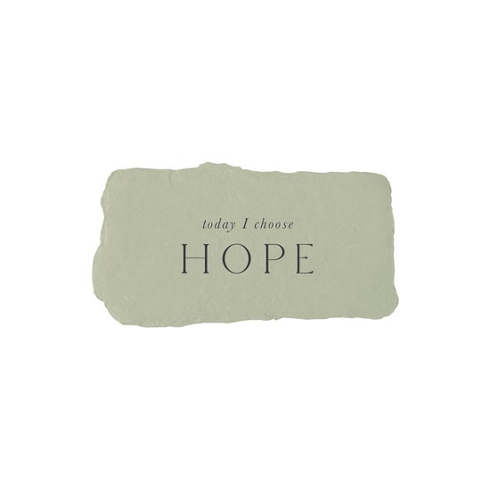 Today I Choose Hope | Intention Card