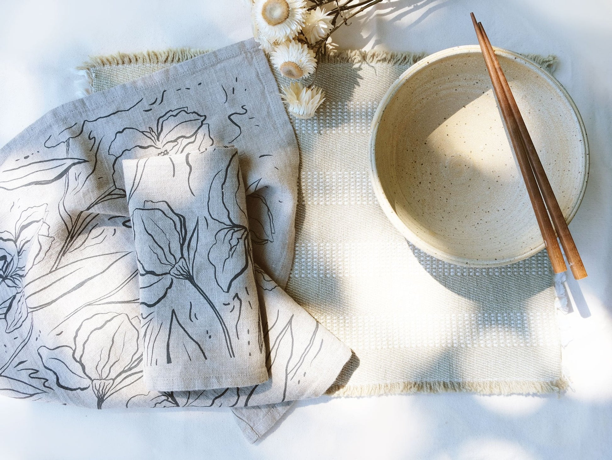 Iris Linen Napkins | Set of 2
