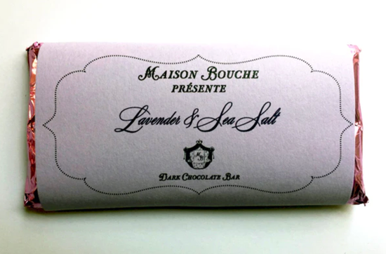 Lavender Sea Salt Dark Chocolate Bar