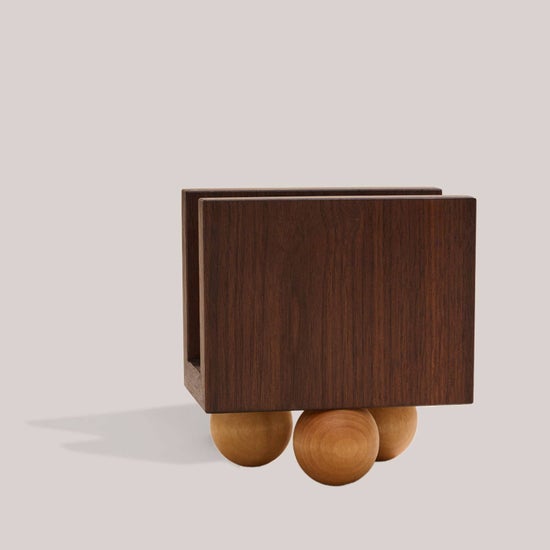 Les Trois Wooden Napkin Holder