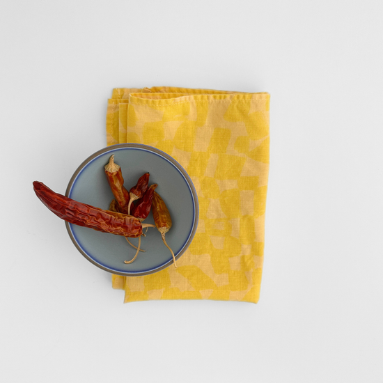 Linen-Cotton Tea Towel | Checks | Sunny Days
