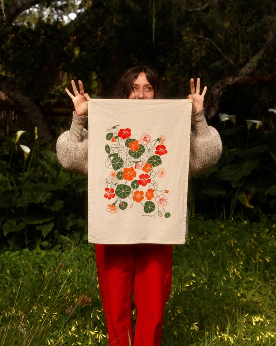 Nasturtium Tea Towel