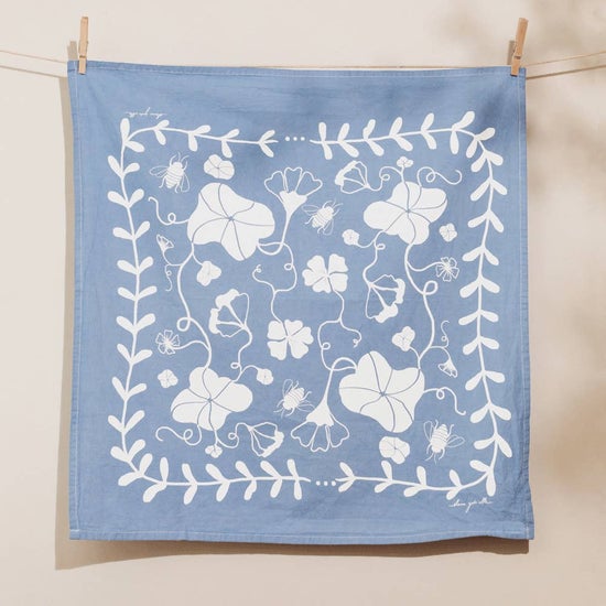 Nasturtium Cotton Tea Towel