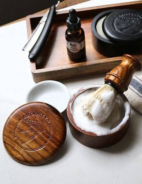 Oak Shaving Bowl