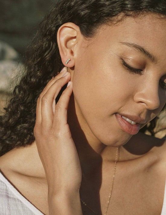 Tagus Earrings | Gold