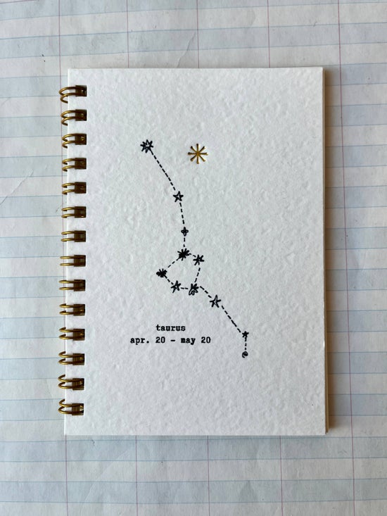 Zodiac Constellations Notebook | Taurus