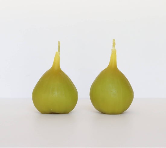 Green Fig Beeswax Candle