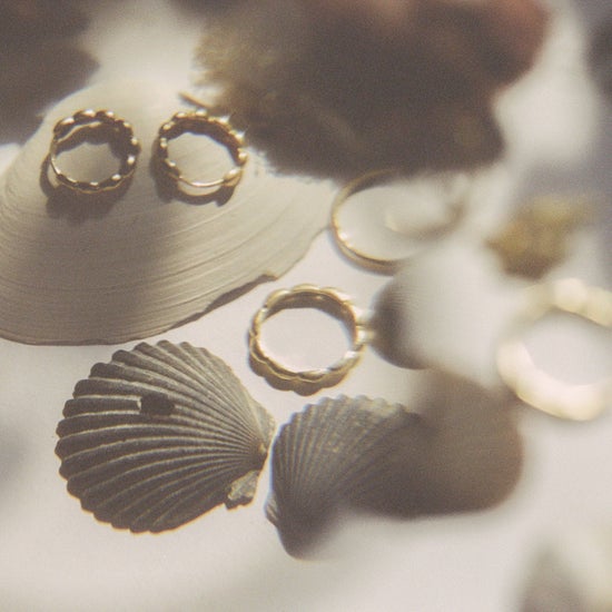 Petal Earrings | Gold