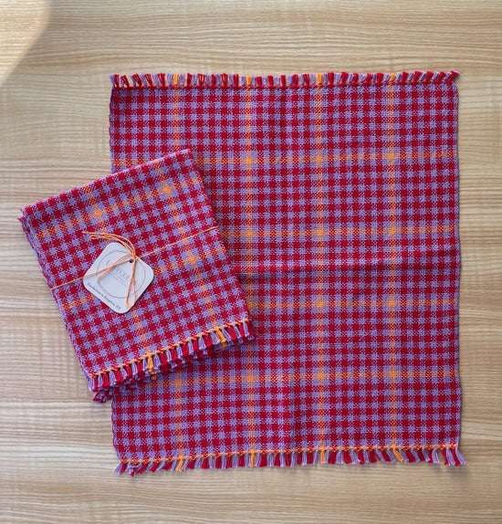 Picnic Napkins | Fuchsia, Lilac, & Orange